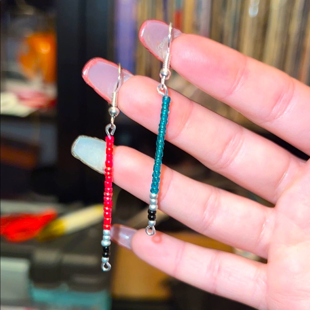 star wars lightsaber earrings